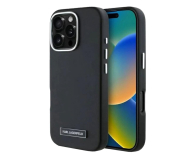 KARL LAGERFELD FW Metal Plate do iPhone 16 Pro Max czarny KLHMP16XPGMSRPK - 1278262 - zdjęcie 1